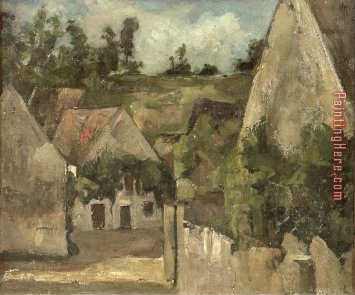 Paul Cezanne Crossroads at The Rue Remy Auvers C 1872